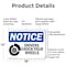 Signmission Drivers Chock Your Wheels OSHA Notice Sign, Aluminum, 18in W x 12in L, 2PK OS-2PACK-NS-A-1218-L-15512 - alternate 6